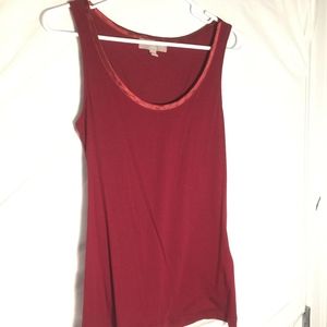 Banana Republic maroon sleeveless top